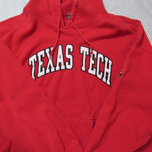 Texas Tech Men's Hoodie Pullover XXL Red Cotton Blend VG - Picture 3 of 10